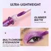 10 Colors Glitter Liquid Eyeshadow Chameleon Metallic Eyeshadow Longer-Lasting Holographic Eye Looks
