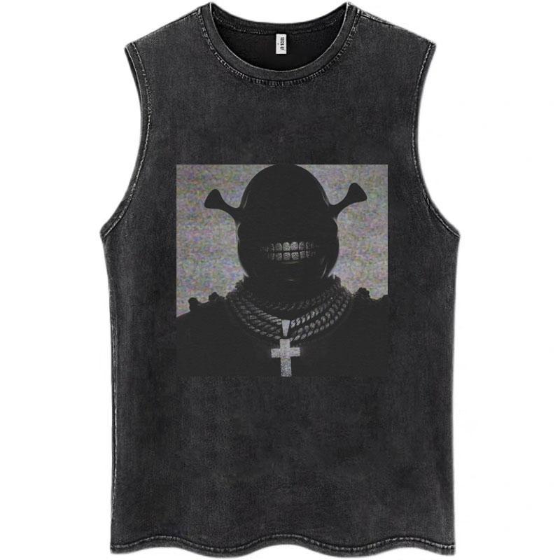 Ken Carson A Great Chaos Wash tílka pro muže a ženy módní trička bavlněné nadměrné gotické tričko bez rukávů s opiem