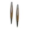 LACHIEVA LUX Luxury Walnut Wood Ballpoint Pen Mechanical Pencil Set Triangular Grip Unisex Gift & – Design,