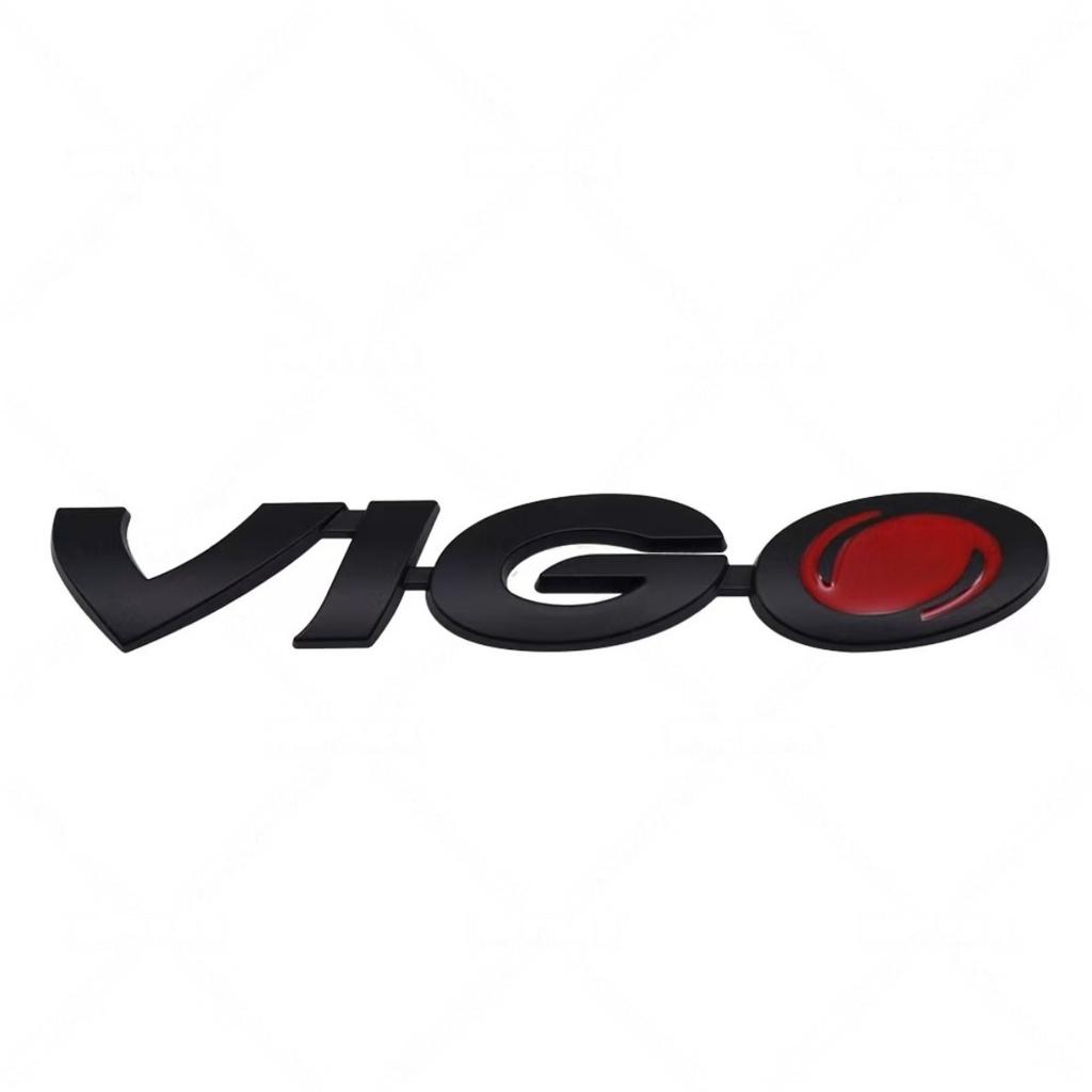3D Metal HULUX VIGO SR5 V6 Badge Sticker Rear Trunk Emblem Decal Car Exterior Styling Accessories