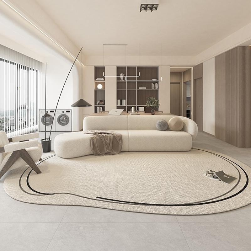 Carpet for Living Room Irregular Pattern Imitation Cashmere Rug Bedroom Soft Dirt-resistant Floor Mat Home Decoration Foot Mats