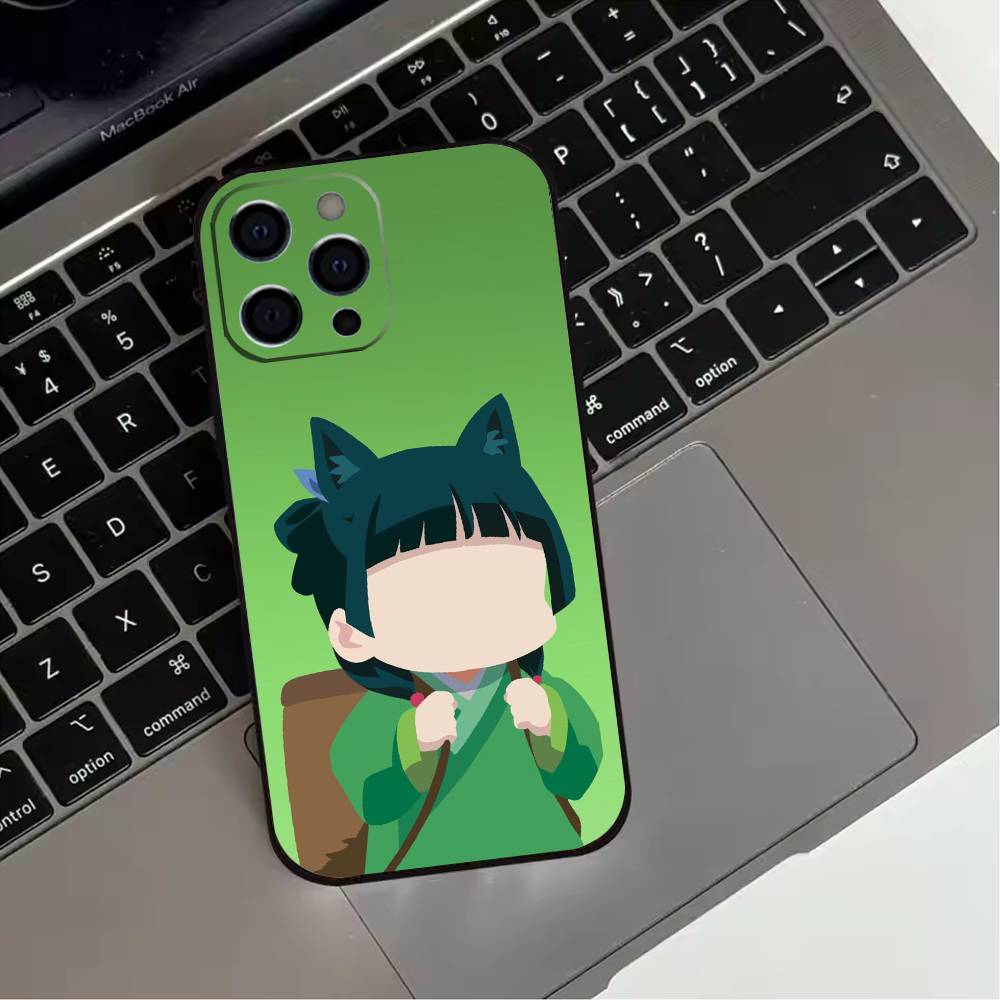 The Apothecary D-Diaries Maomao  Phone Case For iPhone 17,16,15,14,13,12,11 Plus,Pro Max,XS,Soft Silicone Black Cover iPhone14ProMax