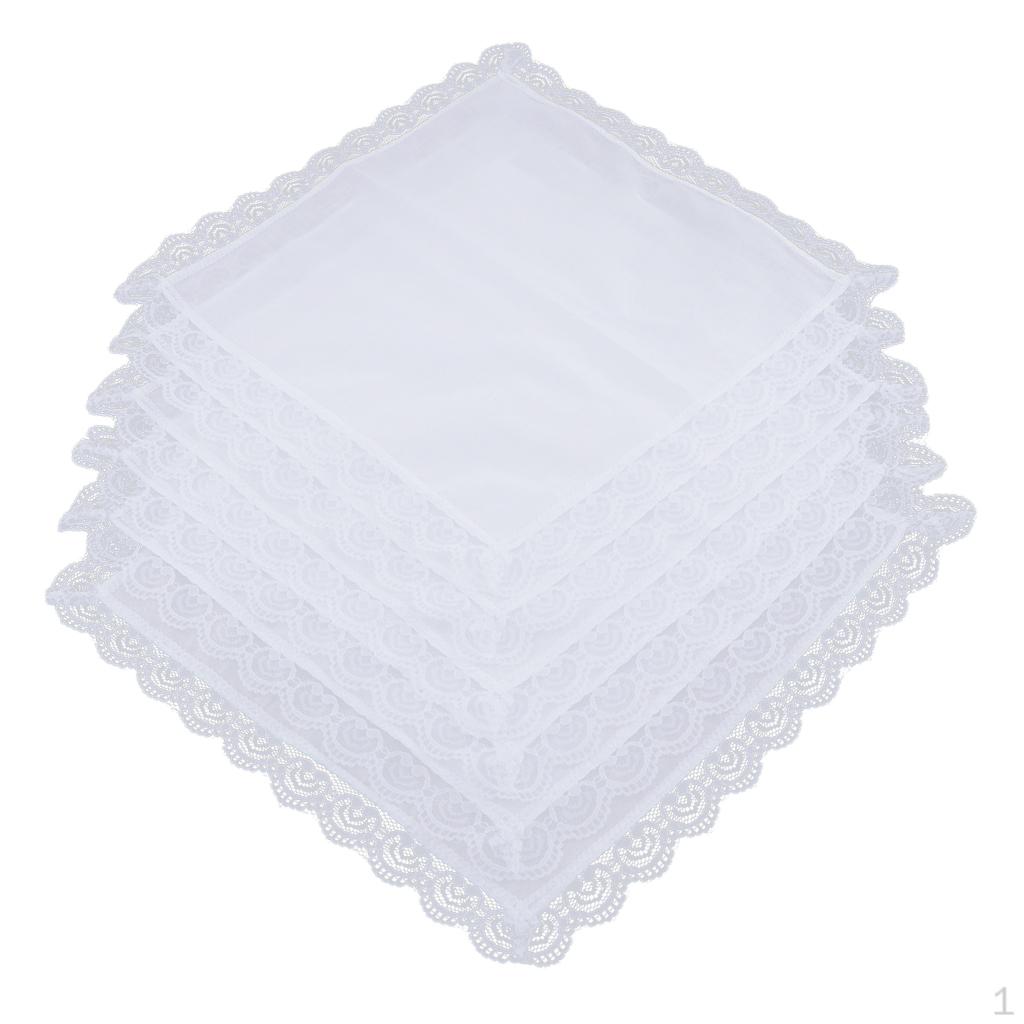 

10 штук белого кружева