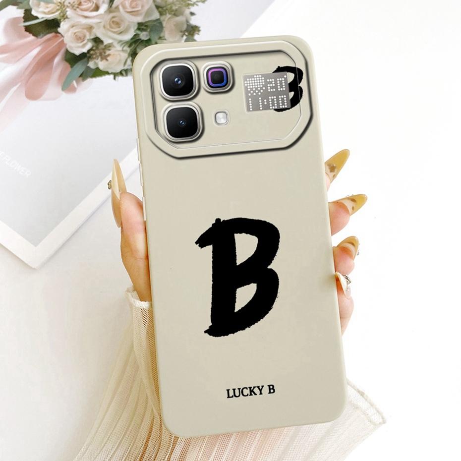 New Fashion Letter Phone Case For Infinix Note 60 Pro X6878 X6879 Soft Silicone Cases For Infinix Note 60 5G Note60 Pro Bumpers