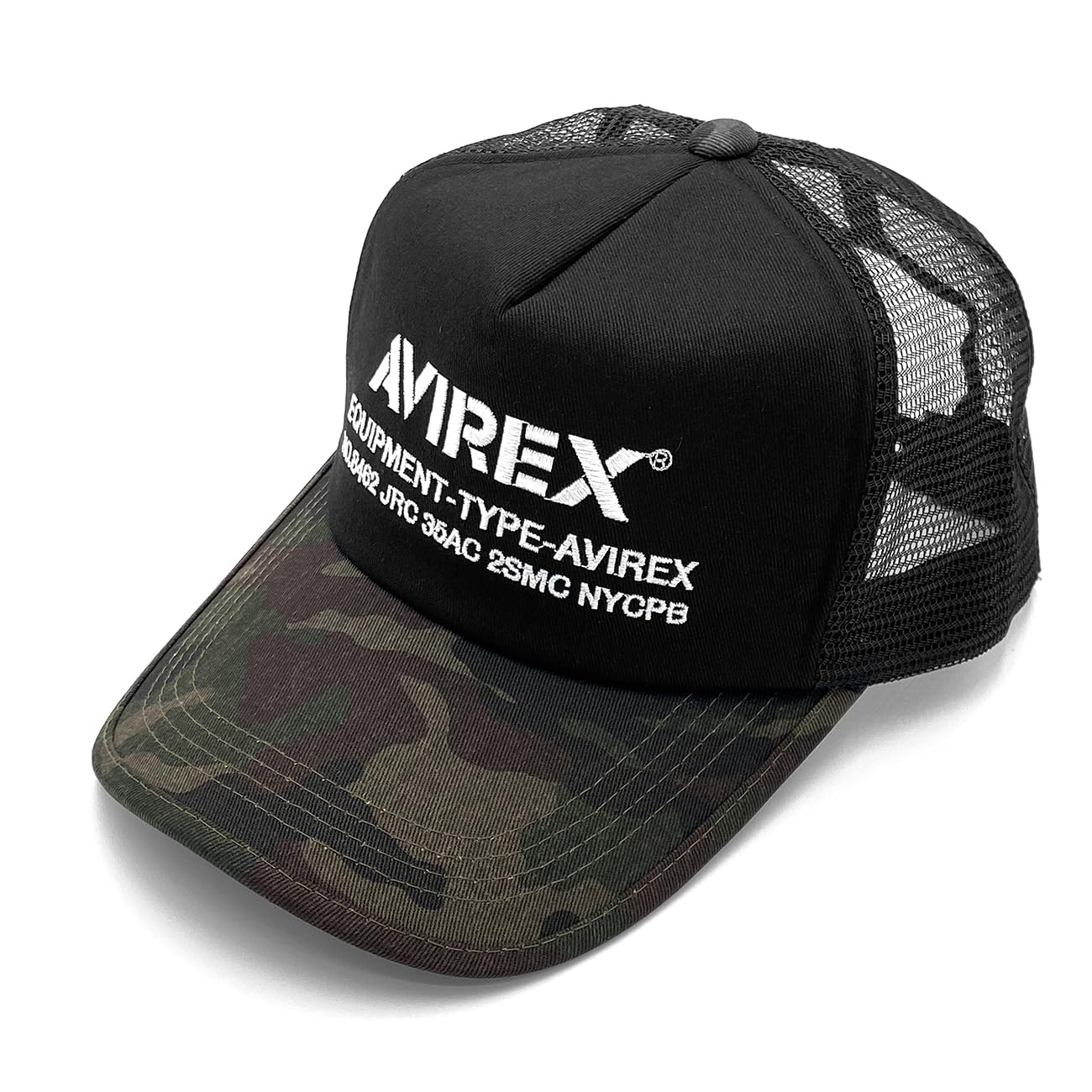 

Avirex Mesh NUMBERING Plus Black Camo Men s Cap, USA, Sizes, 57-59cm, 62-64cm (57.0-59.0 cm, (NUMBERING))