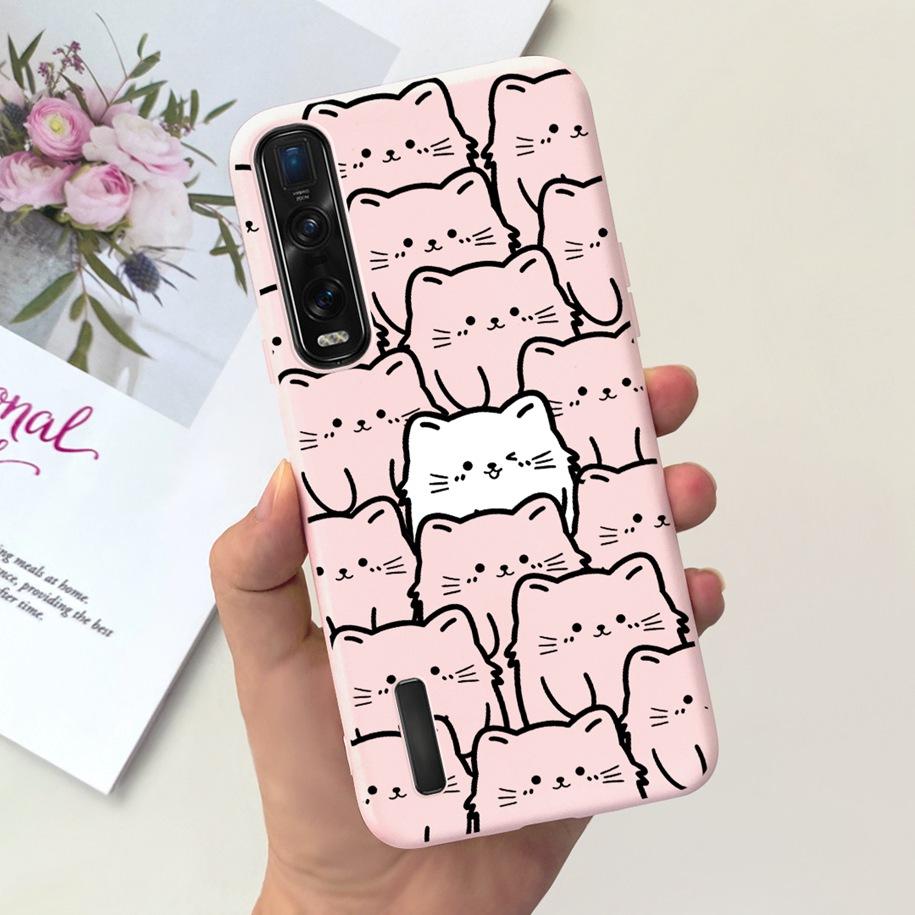 For OPPO Find X2 Pro Case Find X2 X 2 Pro CPH2025 Fashion Flower Silicone Cover Phone Cases For OPPO Find X2 Lite Neo X2Neo Capa