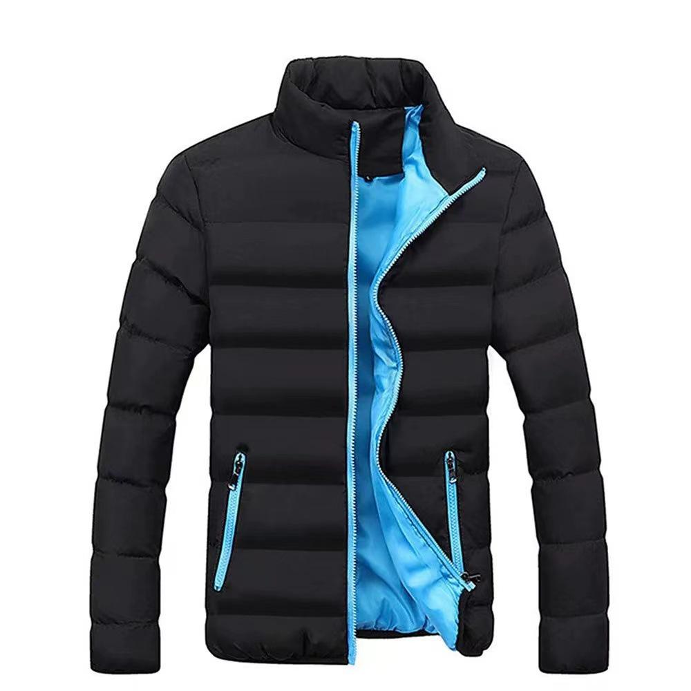 Men's Korean Style Trendy Short Cotton-Padded Jacket, Winter Warmth, Plus Size Available - Ideal for Middle-Aged and Young Men.