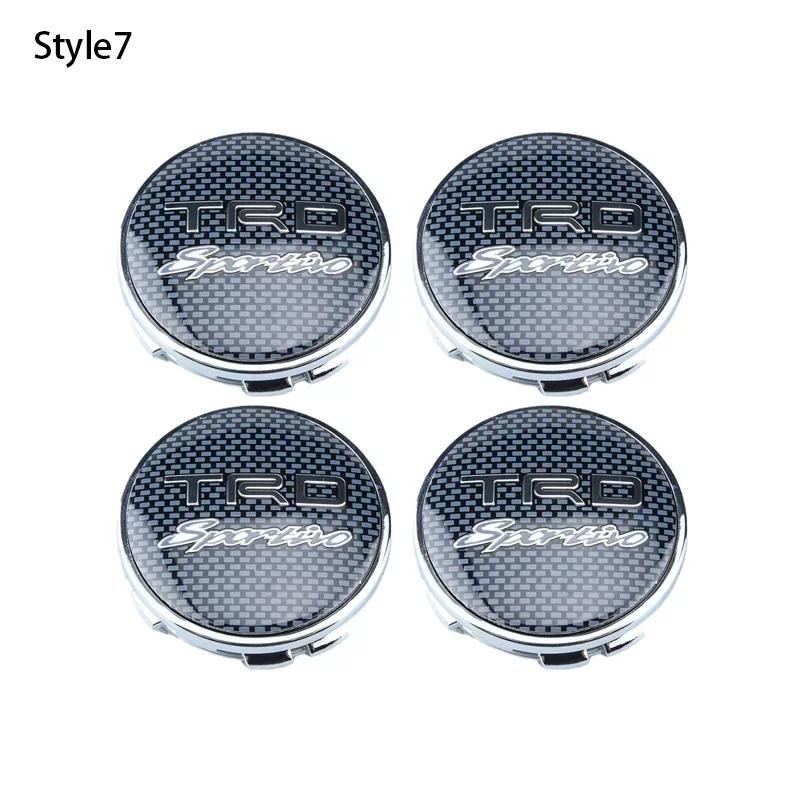 4pcs 60mm Car Tyre Wheel Center Hub Cap Badge For Toyota C-hr Prado Rav4 Yaris Hilux Prius Avensis Corolla Camry Accessories