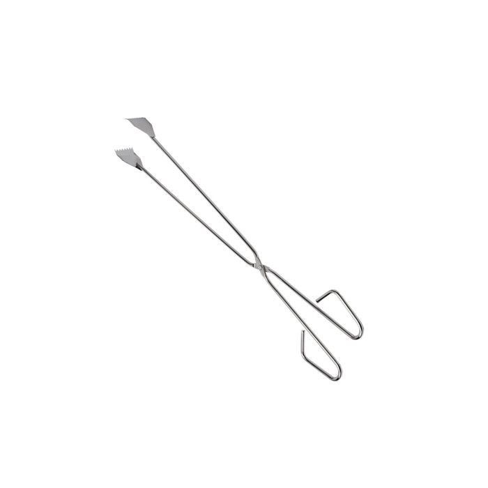 Barbecue Accessory - SAUVIC - Barbecue Tongs - Stainless Steel - 55 Cm - Grey
