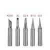 Durable Pure Copper Soldering Iron Replacement Tips 5Pcs 900M-T Lead-Free Internal Heating for Electronics Repair