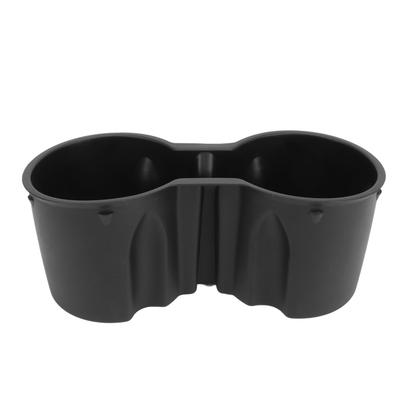 Insert Porte-gobelet Central de Console Silicone Diviseur Porte-gobelet Remplacement pour Tesla Model Y 2021 à 2023