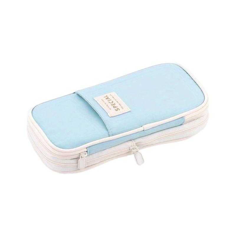 School Pencil Case Large Capacity Pen Bag Simple Pen Holder For Markers Art Supplies Storage for Students