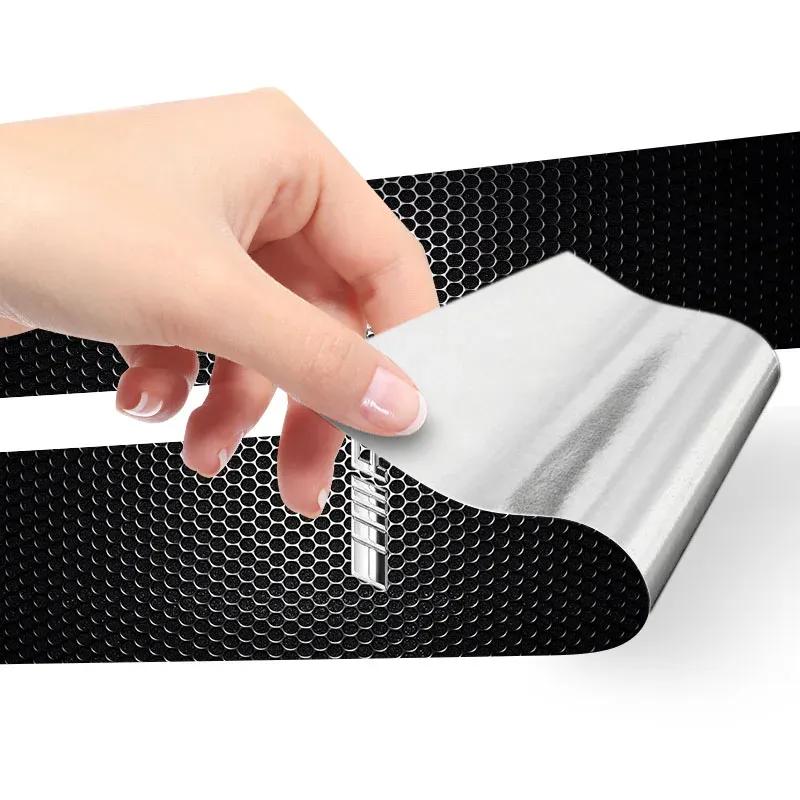2Pcs B-Pillar Center Column PET Decals Emblem Stickers Car Styling For Mercedes Benz AMG W124 W202 W203 W204 W210 W211 W212 W220