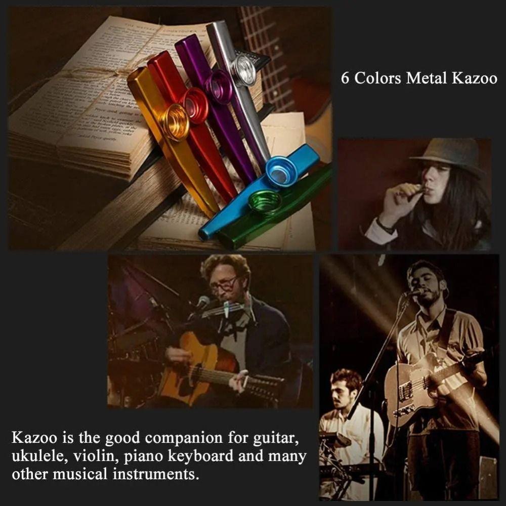 Instrumente Membran Mund Kazoos Aluminium Zink Zinklegierung Musikinstrumente Flöten Leistung