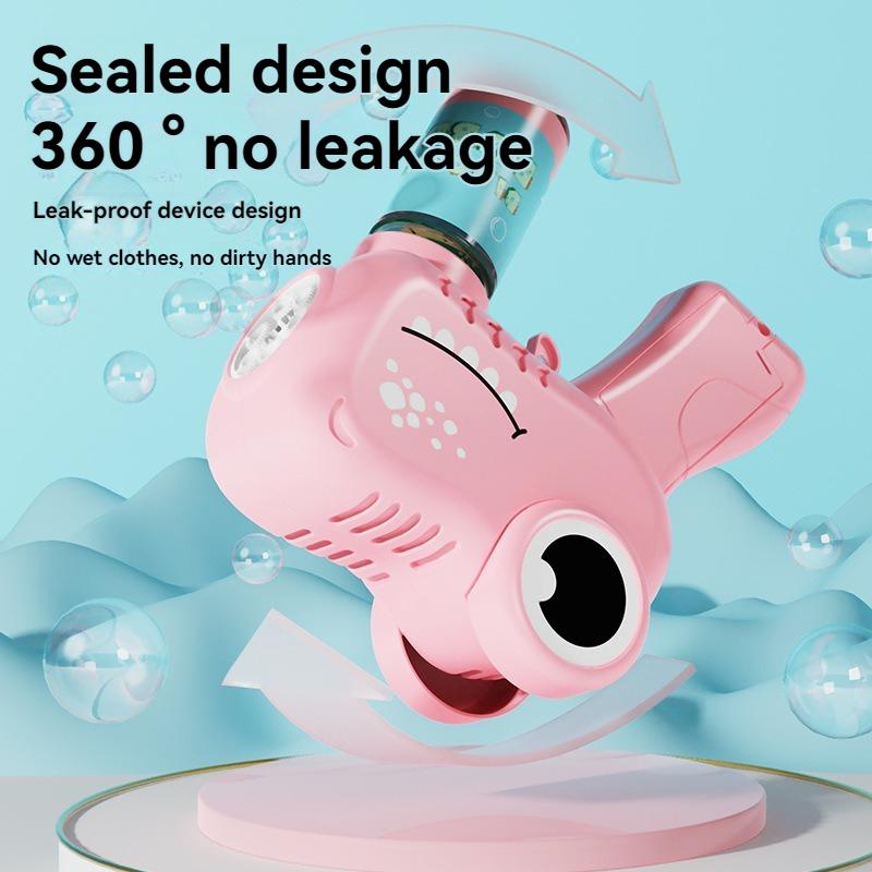 Handheld Fully Automatic Dinosaur Bubble Gun, Family Gatherings Bubble Machine, Camping Toys, Summer Outdoor Gifts For Beach