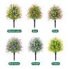 1/2PCS Artificial Colored Flowers with Spikes for Outdoor, UV Resistant Shrubs Plants, for Office Wedding Garden Yard DIY Decor