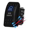 12v/24v Blue Led Light 5 Pin On Off SPST Rocker Switch 7 Pin On Off On ARB Carling Style Car Boat Waterproof Pump Push Switch
