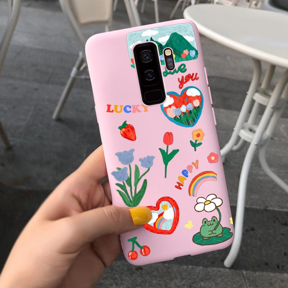 Für Samsung Galaxy S9 Plus Hülle Neue Mode Kunst Bemaltes Cover Weiches Dünnes TPU Handyhülle Für Samsung S9 S9+ Galaxy S 9 Hülle Coque