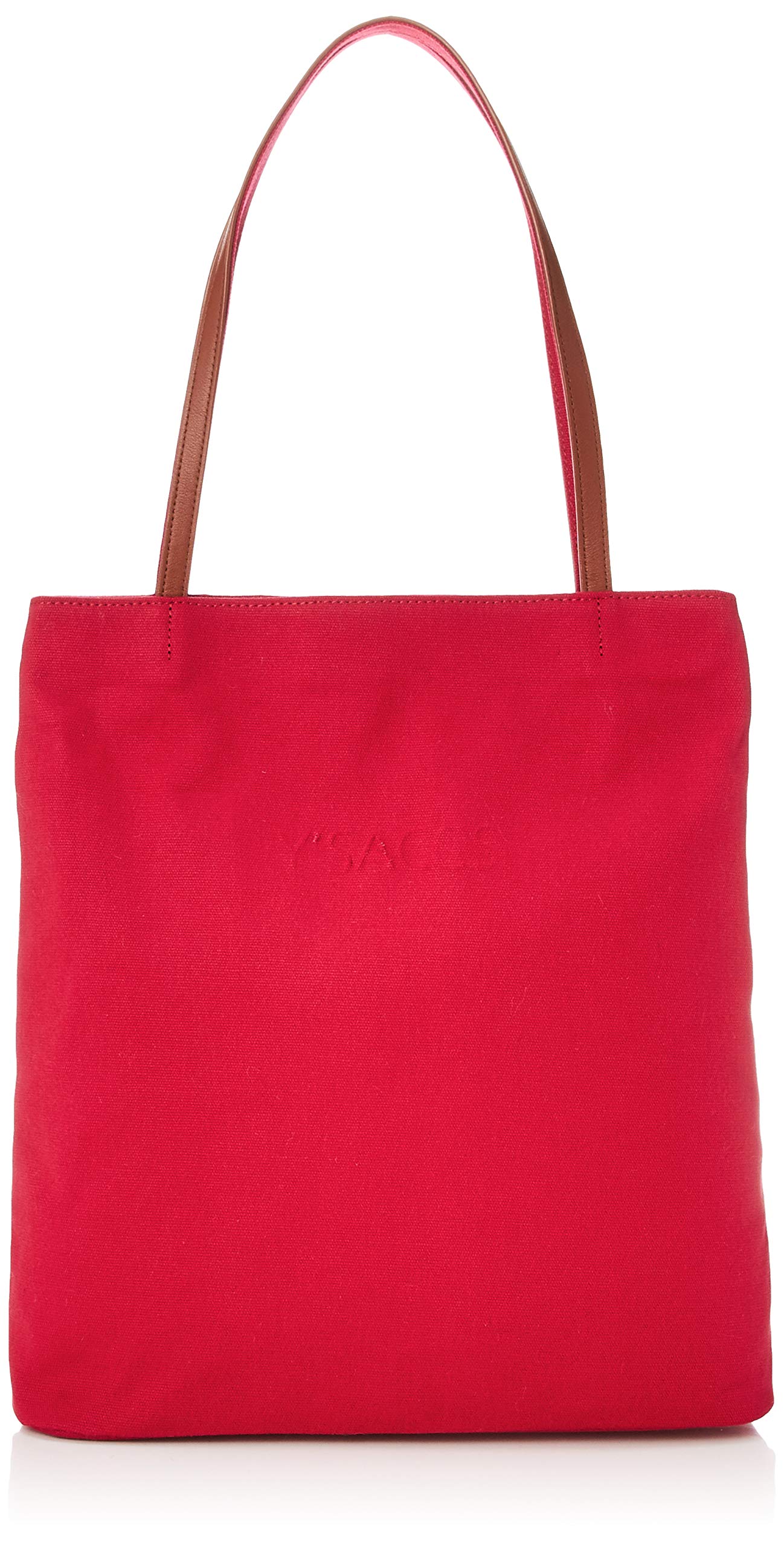 

Повседневная сумка-тоут из хлопкового холста красного цвета [Isaac] Y01-08-01