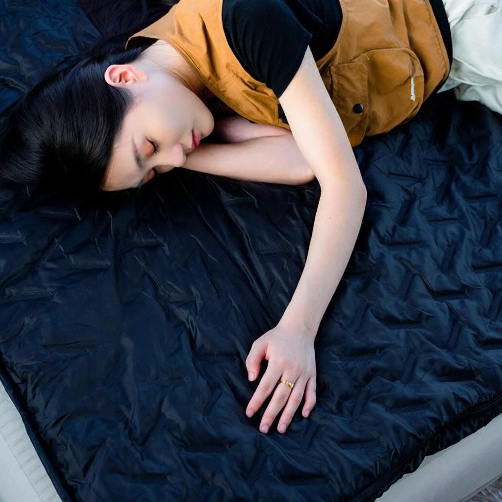 Sleeping Bag for Camping Ultrasonic Warmth Sleeping Bag Portable Attachable Camping Bag 200g Faux Silk Cotton 5-15°C Cotton Sleeping Bags for Adults