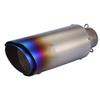 Universal 51mm Motorcycle Oblique Slip On Exhaust Muffler Rear Pipe Tailpipe(#1)