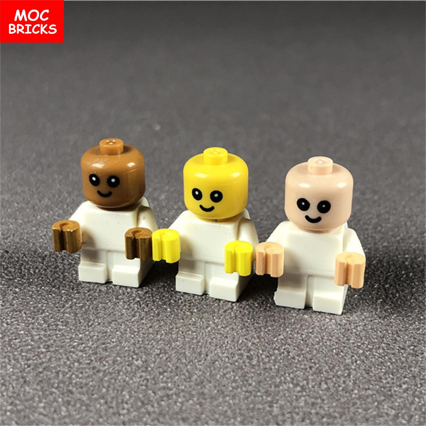 

Non-Toxic Moc Bricks Tool Hands Arms Hold Baby Infant 4Cm Figure Wear Diy Building Blocks Accessories Model Toys For Children