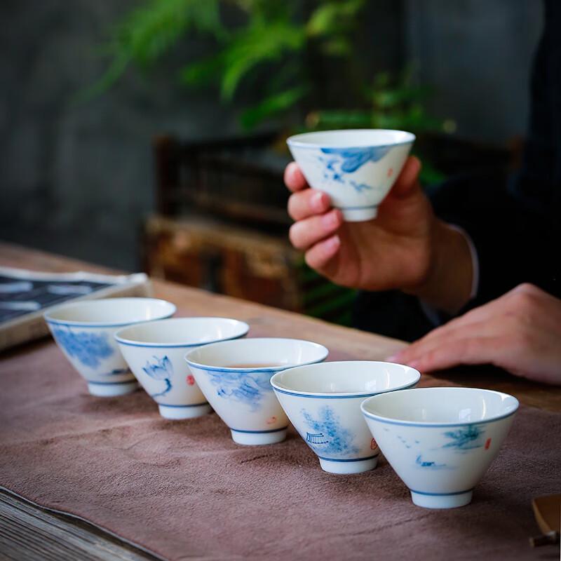 

Sushic Hand-painted Ceramic Gongfu Teacup