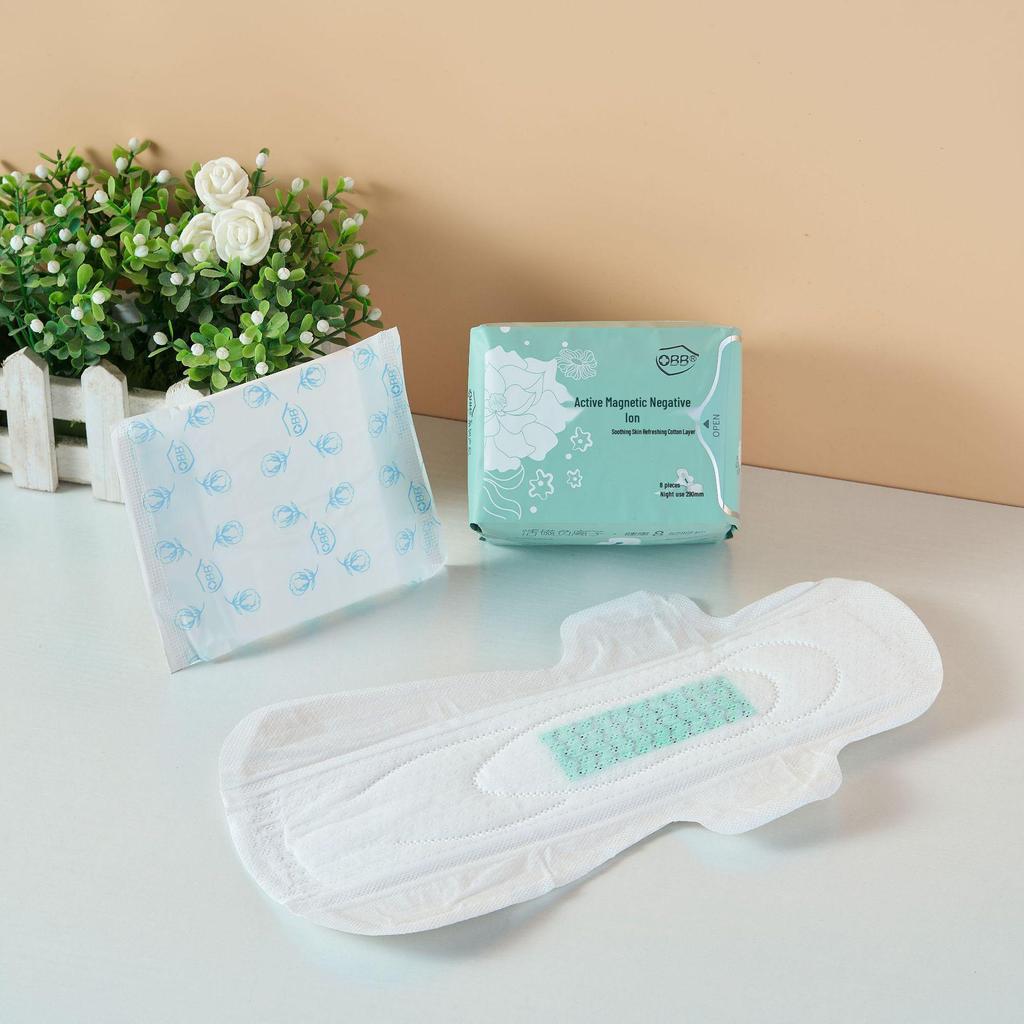 Active Magnetic Negative Ion Sanitary Napkins – Day & Night Use, Skin-Friendly Menstrual Pads