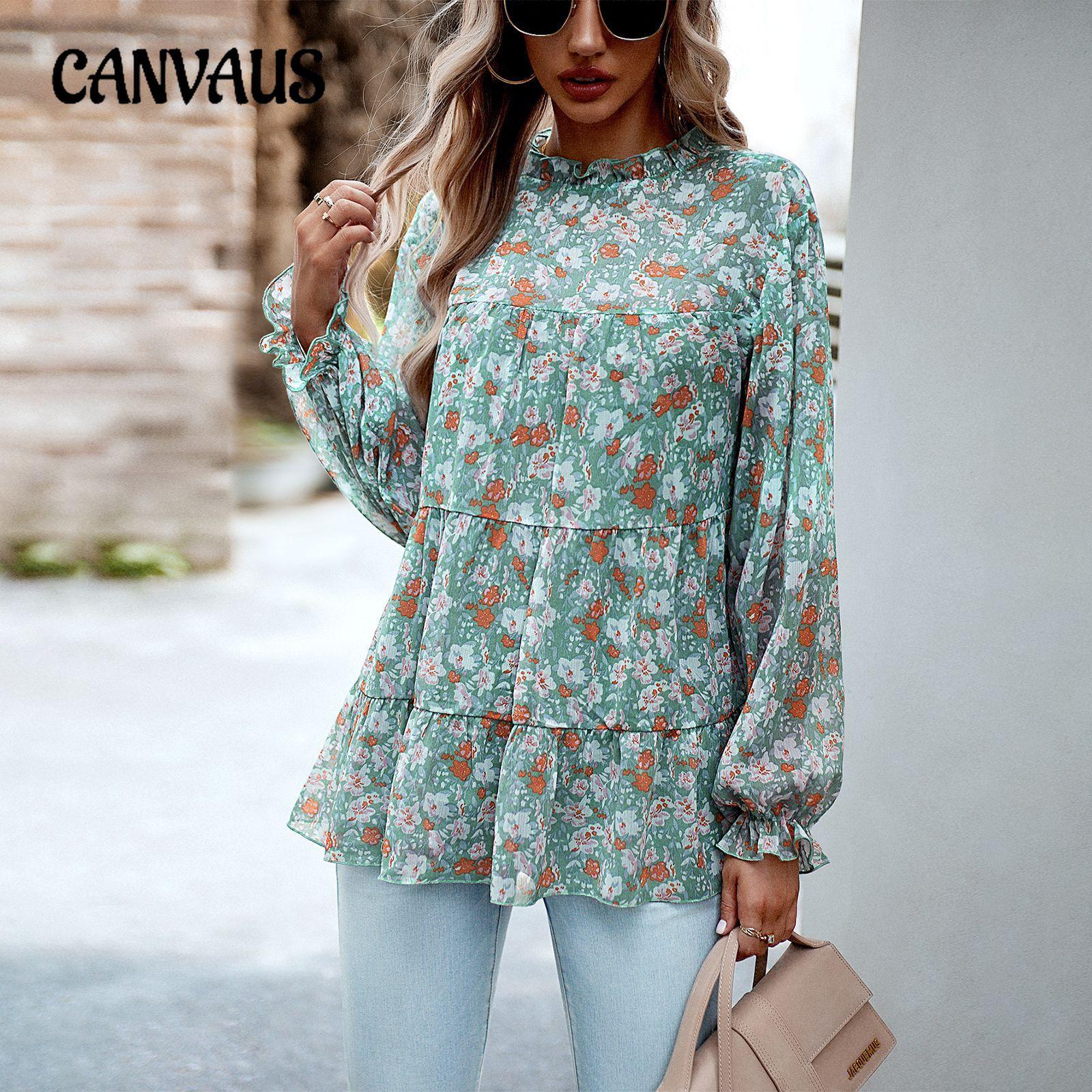

Весенне-осенняя женская блузка, рубашка, темперамент, элегантный топ с длинными рукавами и принтом