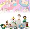 Adorable Crayon Shin-chan Classic Scene Figurine Set With 9 Unique Characters For Desk Display