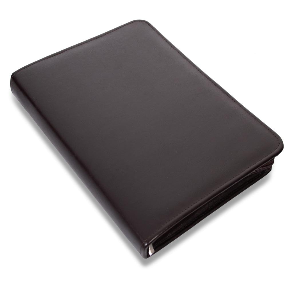 Elegancka aktówka męska a4 skóra naturalna - biwuar z kalkulatorem - polski producent