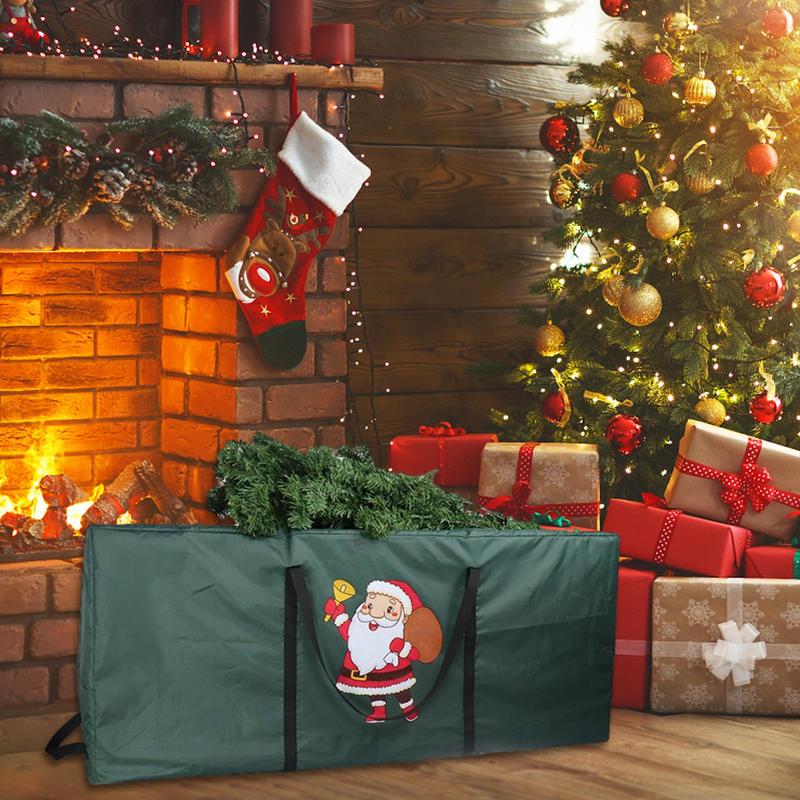 Christmas Tree Storage Bag,Fits Up 7.5 Ft Christmas Tree Durable 210D Oxford Holiday Storage Bag Foldable for Xmas Decor Storage