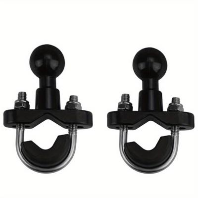 Motorcycle Fine Tube Ball Head Rearview Mirror Fixed Ball Head Mobile Phone Stand Handlebar U-lock Handlebar Modified Parts