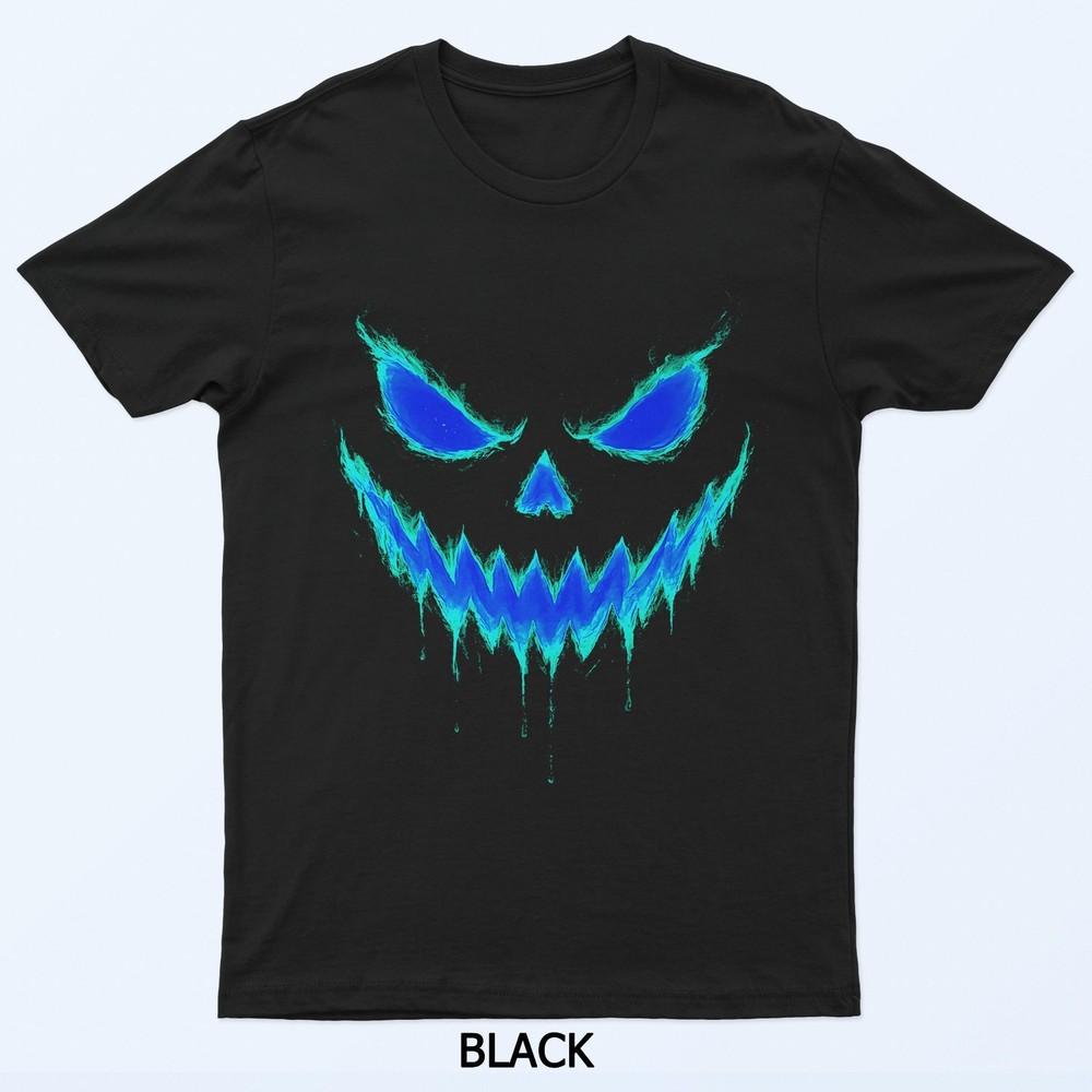 

Jack O Lantern Evil Pumpkin Face Creepy Scary Halloween T-Shirt XL