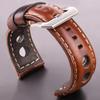 Cowhide Watch Strap Bracelet Vintage Genuine Leather 20mm 22mm 24mm Watchband Women Men Fashion Watch Band Belt with Pin Buckle