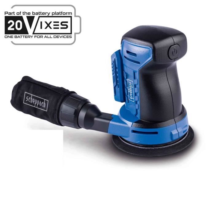 Ponceuse Excentrique Sans Fil C-OBS125-X - Disque 125mm - SCHEPPACH 20V IXES - Sans Batterie Ni Chargeur