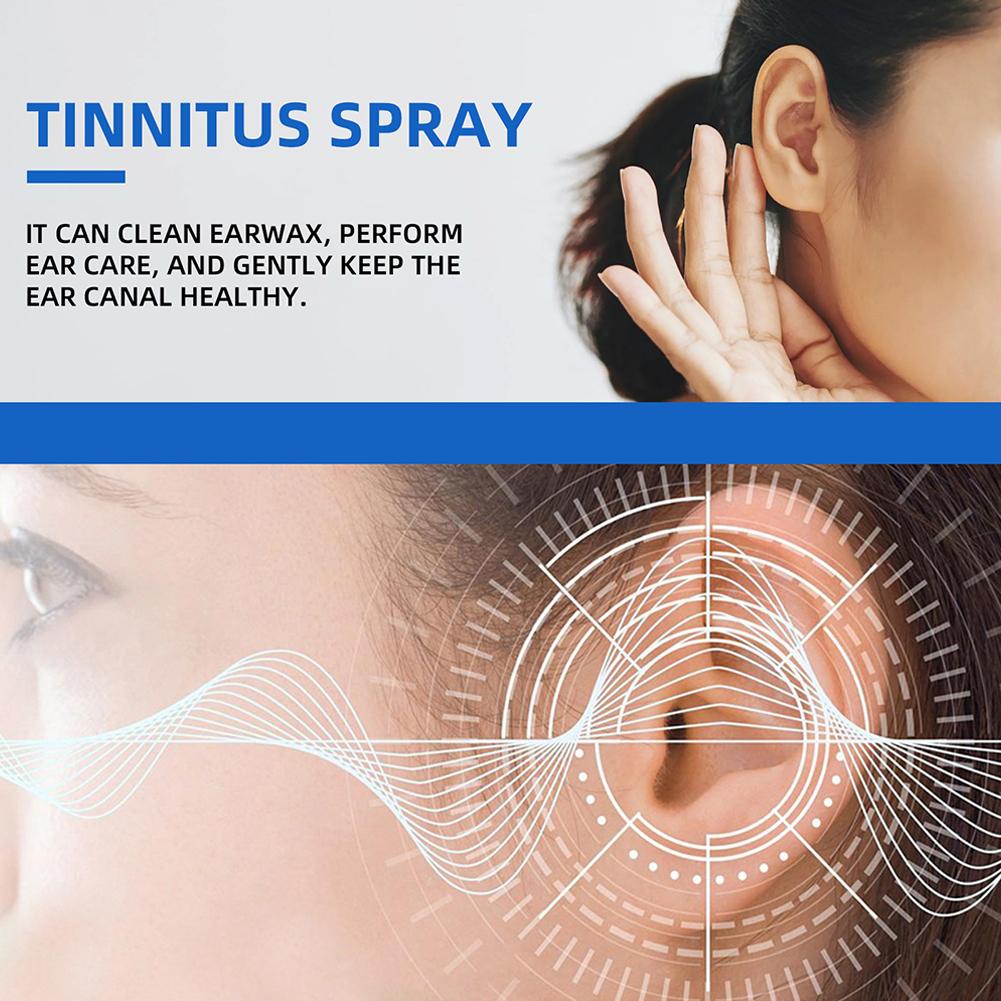 Tinnitus Relief Spray Improve Ear Ringing Discomfort Soothing Ear Itching Hearing Improvement Earwax Cleaner Anti Tinnitus Spray
