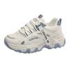 Women's Trainers New Chunky Sneakers Women Breathable Mesh Casual Shoes Sneakers Tennis Female Platform Lace Up Vulcanized Shoes