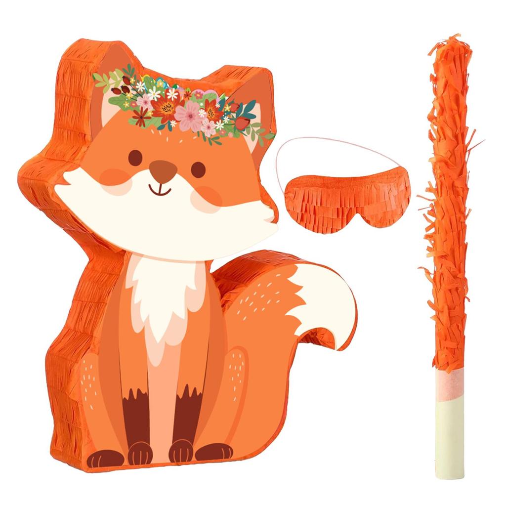 Pinata-Mittelstücke Mädchen Jungen Kinder mit Augenbinde, Schlagstock und Konfetti für Hochzeit Schule Karneval Jubiläum Halloween