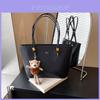 Borsa Tote in PU Monocolore da Donna con Grande Capacità e Stile Urbano per l'Uso Quotidiano