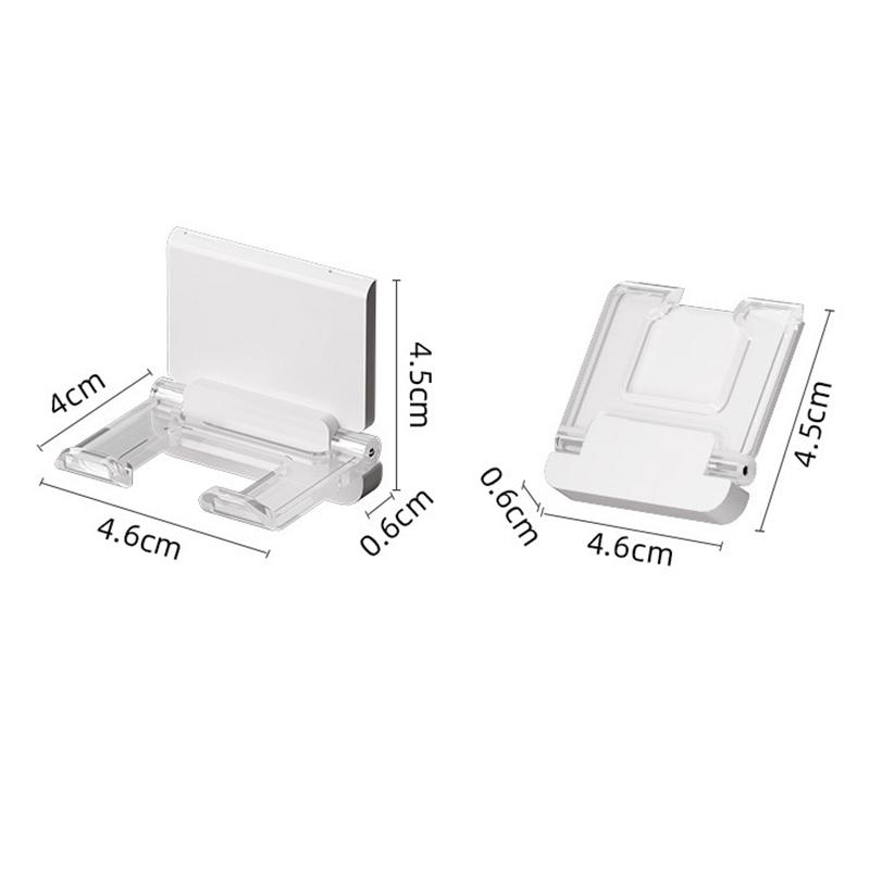 Multifunctional Folding Hook Plug Hook Seamless Paste Wall-Mounted Folding Bracket Power Cord Storage Rack