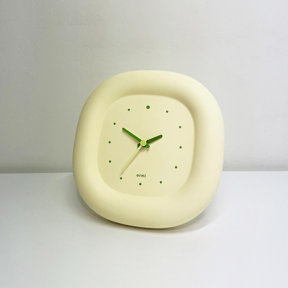 Ainobia Ormi Blasen-Uhr Stille Wand- und Schreibtischuhr Hc07