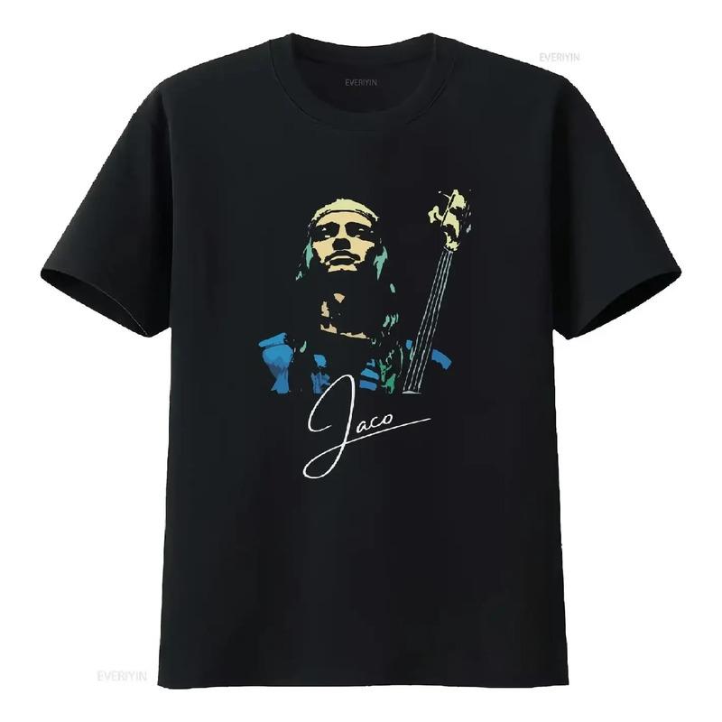 Camiseta Exclusiva De Jaco Pastorius, Vintage, Lavada Y Vers S