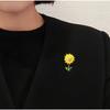 Sunflower Brooch - A Delicate, Luxurious, Niche, and High-end Diamond-studded Women's Accessory.