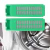 Pack of 2 Replacement Filter Box Washing Machines Spare Part Appliance Filter for Efficient Dirt and Hair Filtration