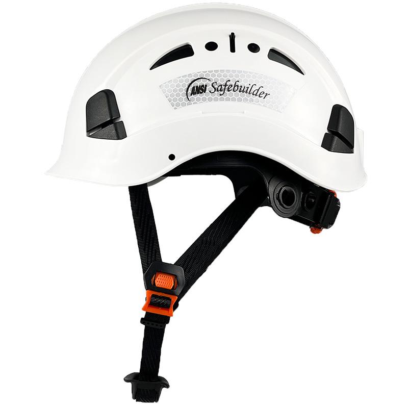 Construction Safety Helmet Reflective For Engineer ABS Hard Hat Vented Industrial Work Cap For Men Head Protection Outdoor