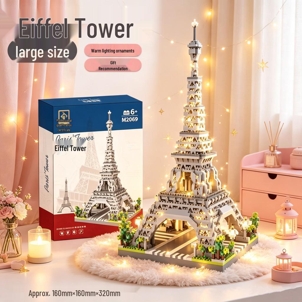 New York and Paris Landmark Building Blocks: Eiffel Tower & Titanic