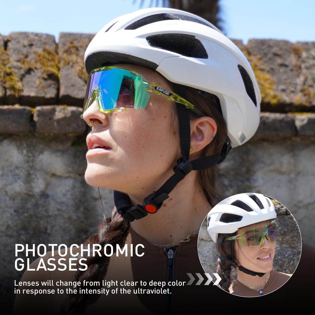 Cycling Glasses MTB Bike Sunglasses UV400 Road Pochromic Bicycle Equipment Outdoor Sport Fishing Accessories