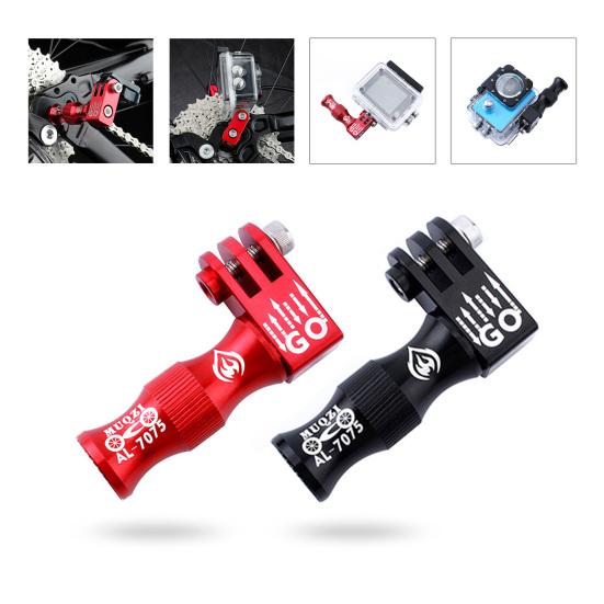 

MUQZI аксессуары для велосипеда, держатель для камеры, устойчивый, нержавеющий, портативный зажим для велосипедной камеры из алюминиевого сплава для улицы