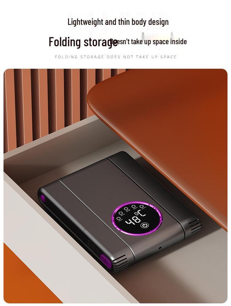 Portable Smart Shoe Dryer & Warmer: Foldable, Easy-to-Store Household Heating Solution.